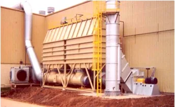 Regenerative Thermal Oxidizer - 50,000 scfm Regenerative Thermal Oxidizer (RTO) installed at customer site.